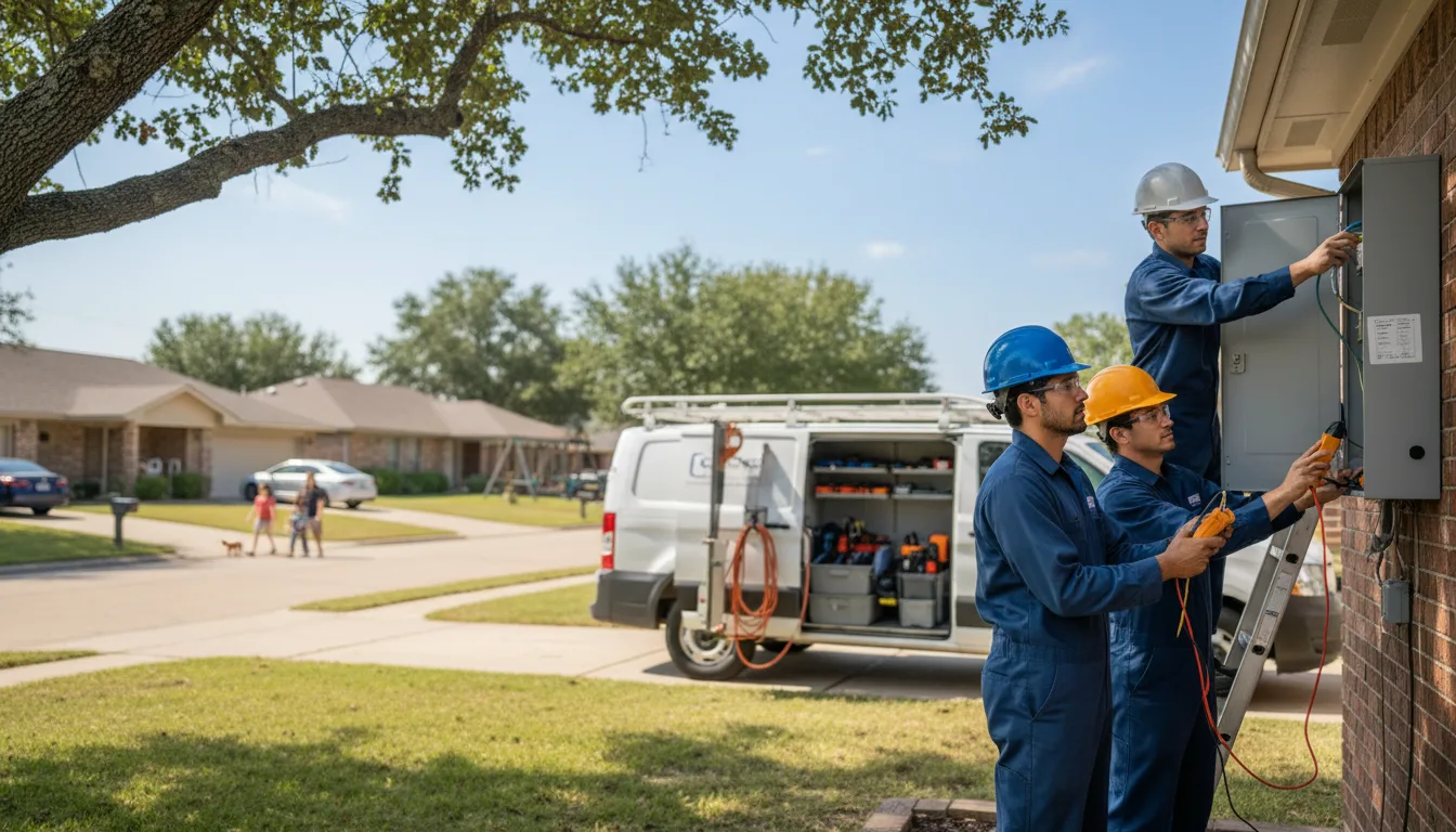 Certified electrician providing emergency electrical services in Heflin, AL